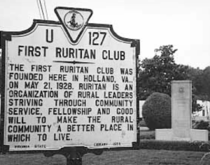 Historical Ruritan Marker